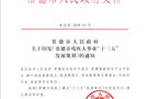 常德市人民政府关于印发《常德市残疾人事业“十三五”发展规划》的通知（常政发〔2018〕13号）